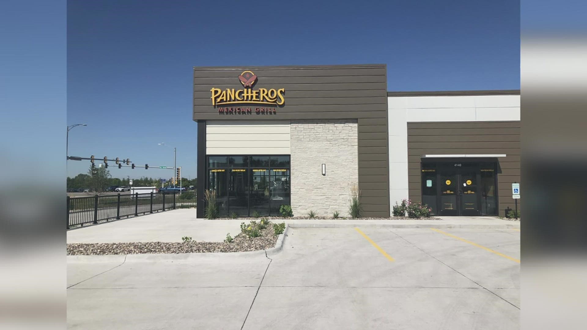 Pancheros is expected to open in Fall 2021 at the corner of John Deere Road and 41st Street in Moline