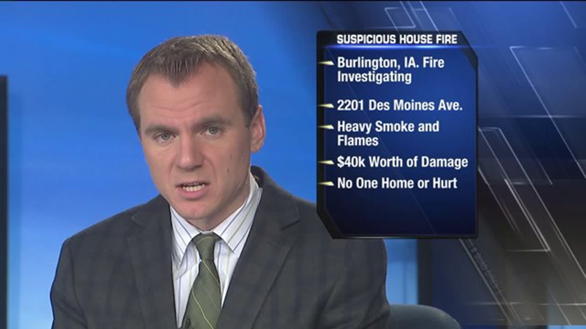 Suspicious fire causes extensive damage to Burlington house