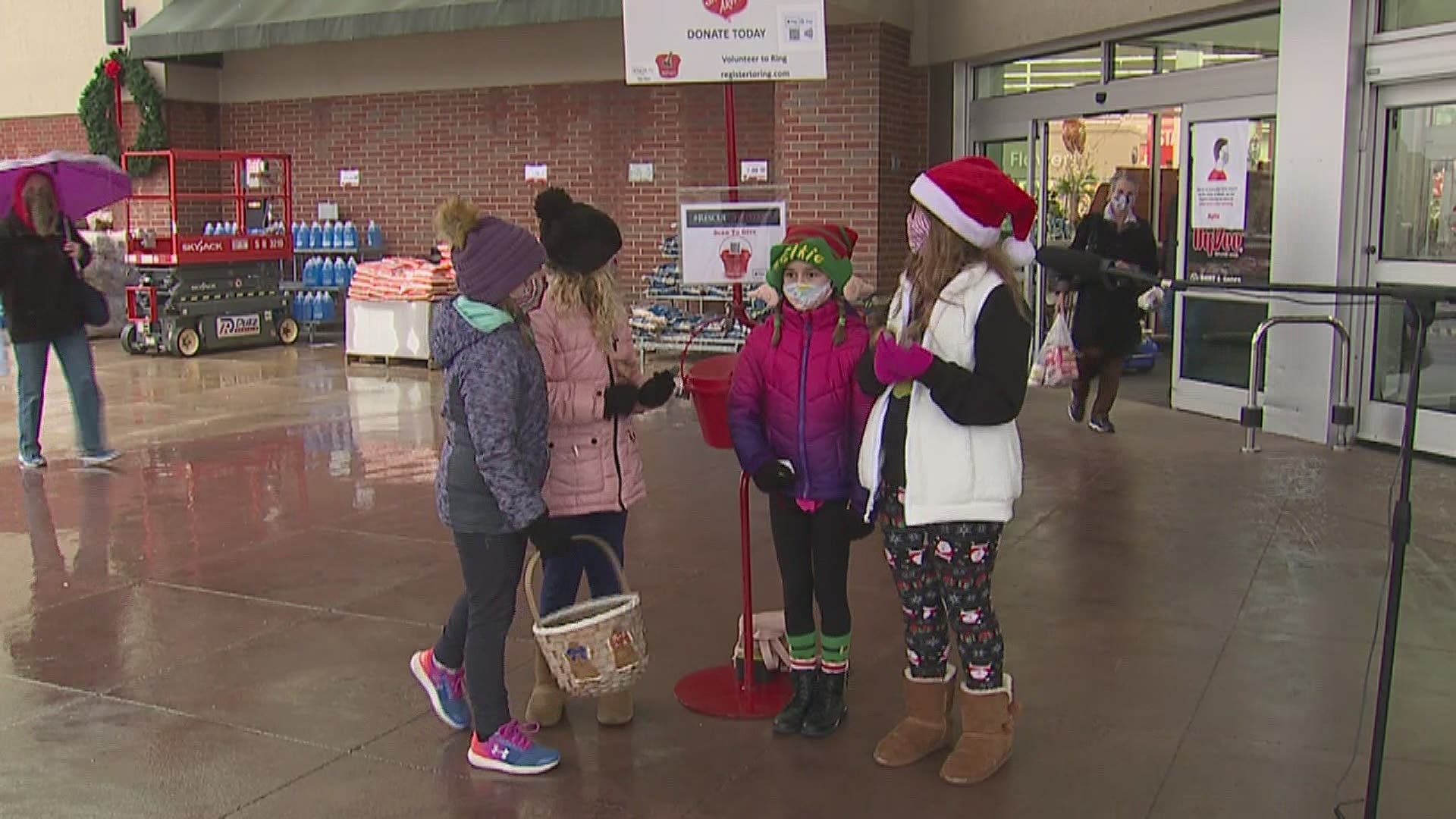 Four Rock Island elementary school students are ringing up cheer for the community.