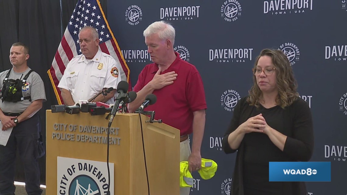City of Davenport press conference on collapsed building (June 2)