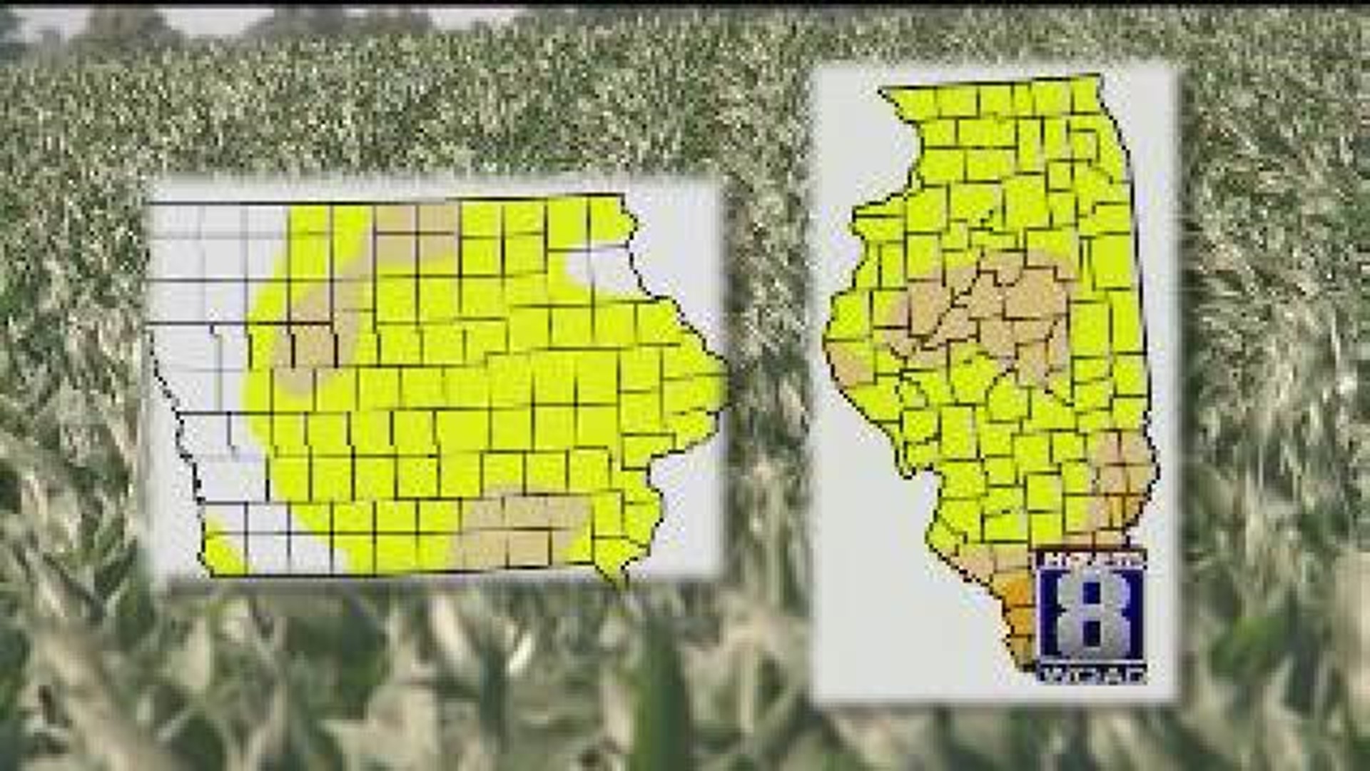 Iowa and Illinois Drought