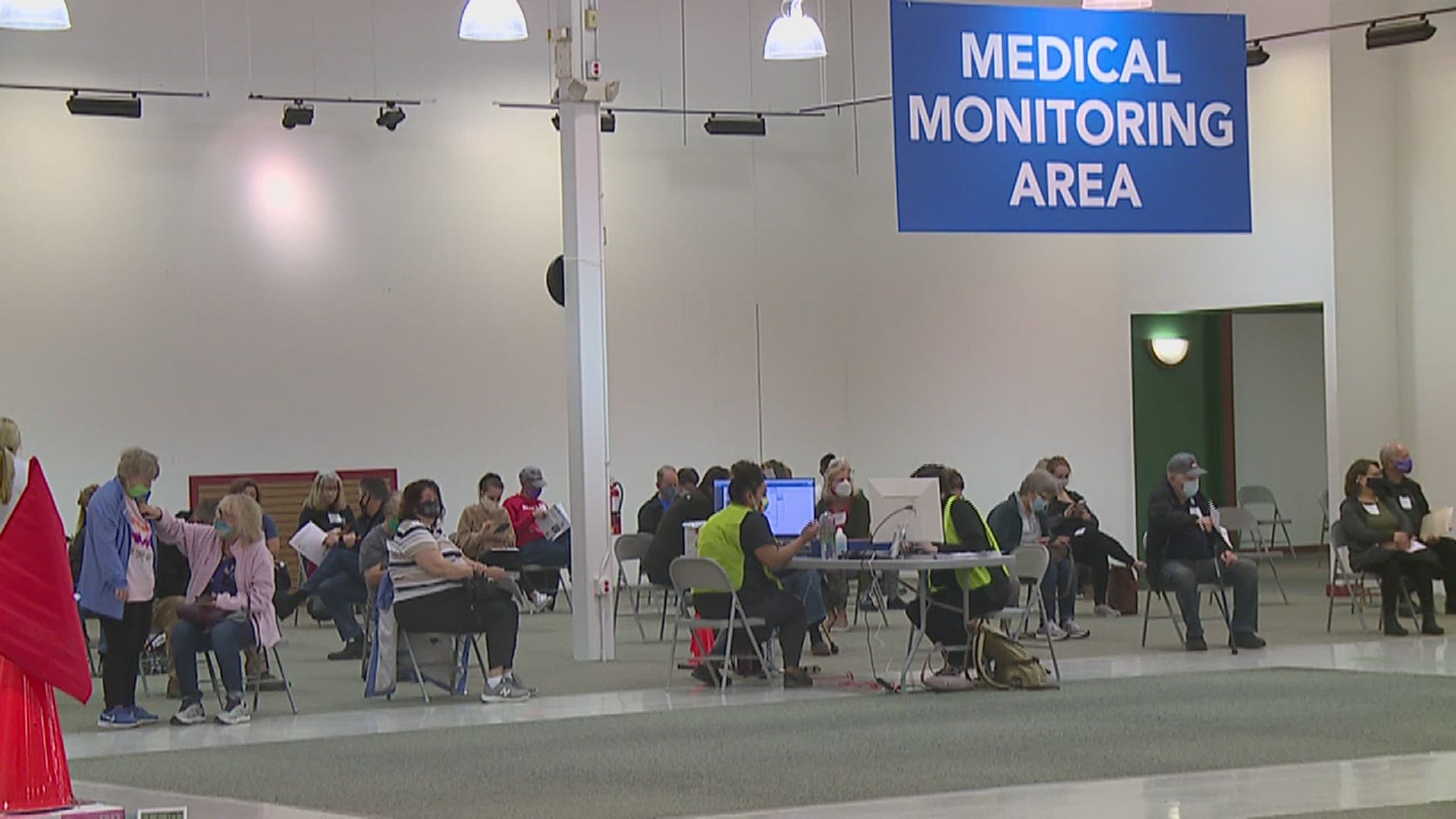 The hospital's vaccination clinic at the former Dick's Sporting Goods in Davenport is now open to serve all who walk in during certain timeframes.