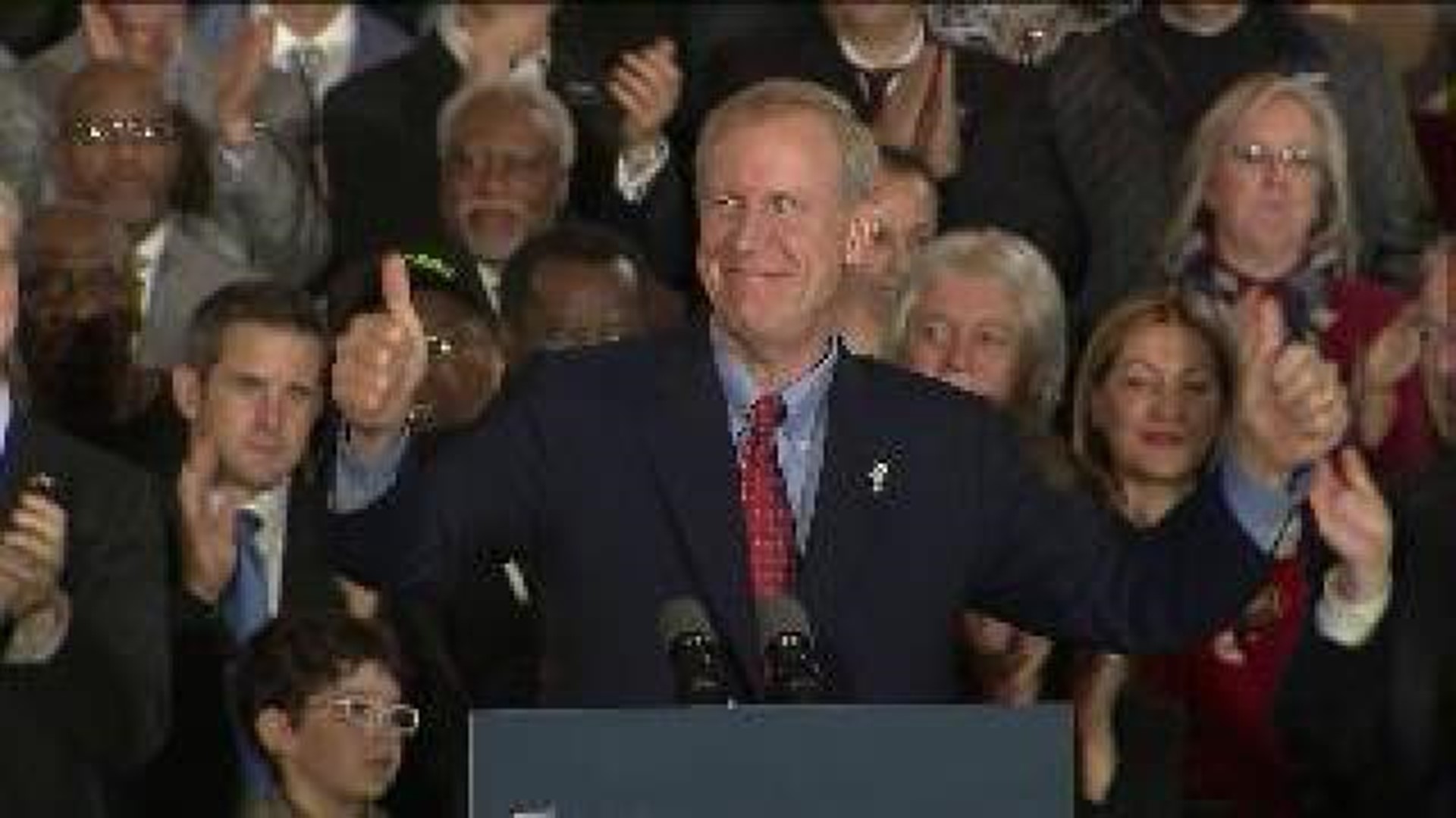 Rauner's victory speech