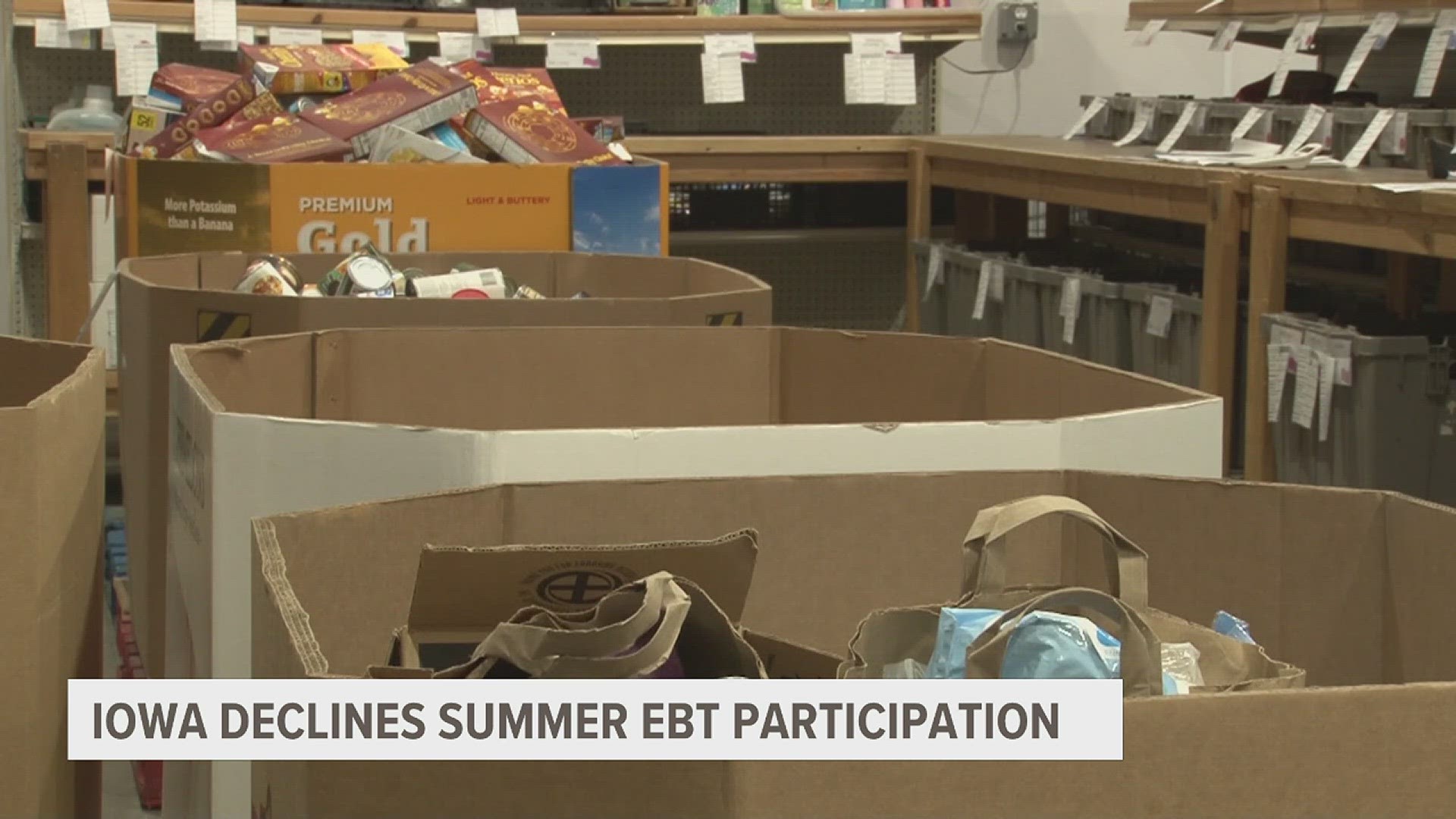 Iowa HHS and Gov. Kim Reynolds believe the program, which would provide money to families with kids to get food in the summer, lacks "a strong nutrition focus".