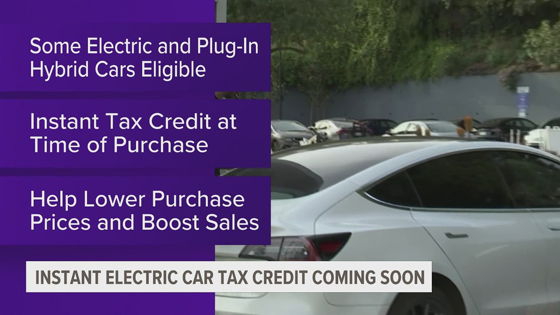 New instant tax credit in 2024 for purchasing new used electric vehicles