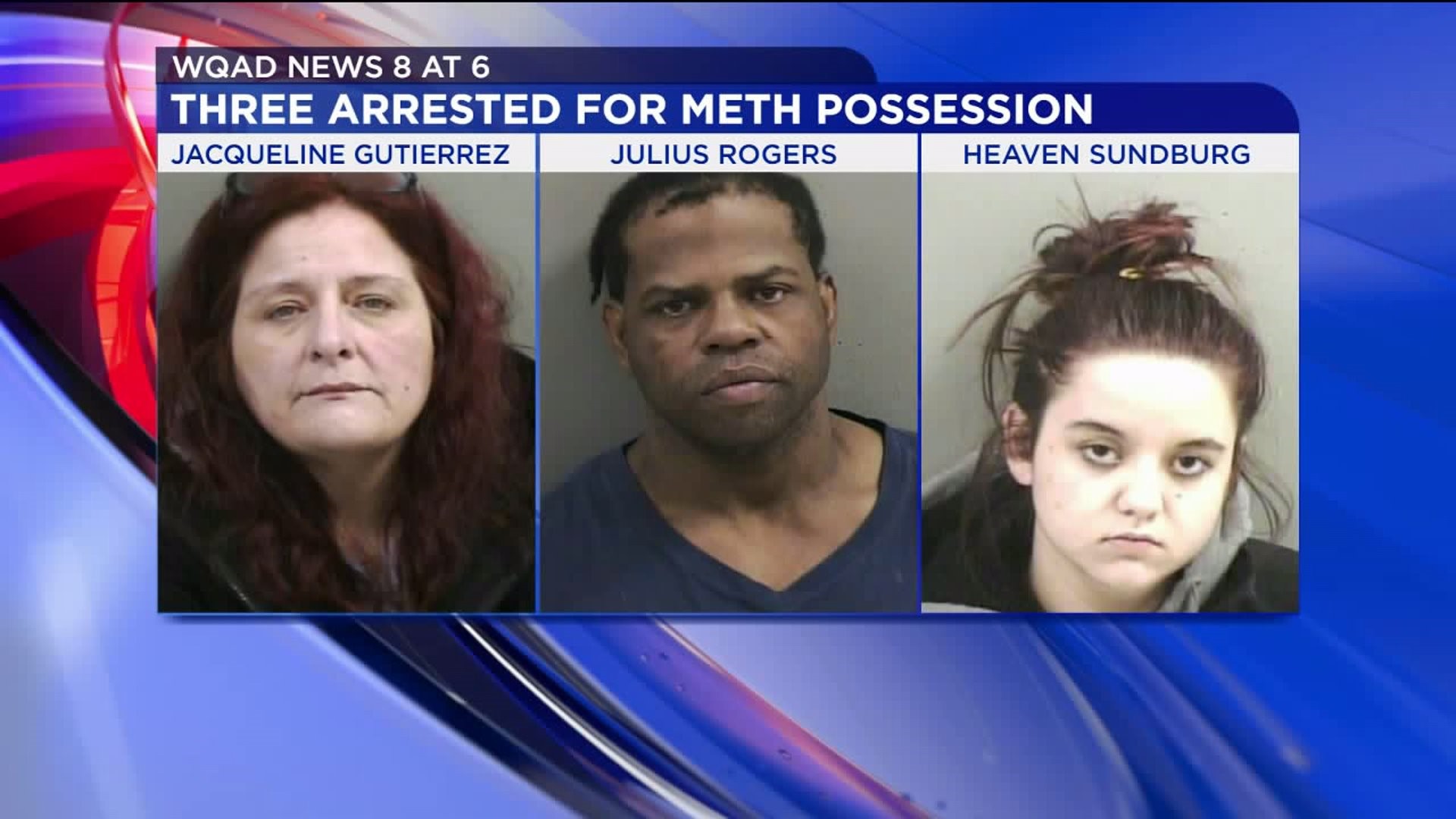 Galesburg Trio Arrested for Meth Charges