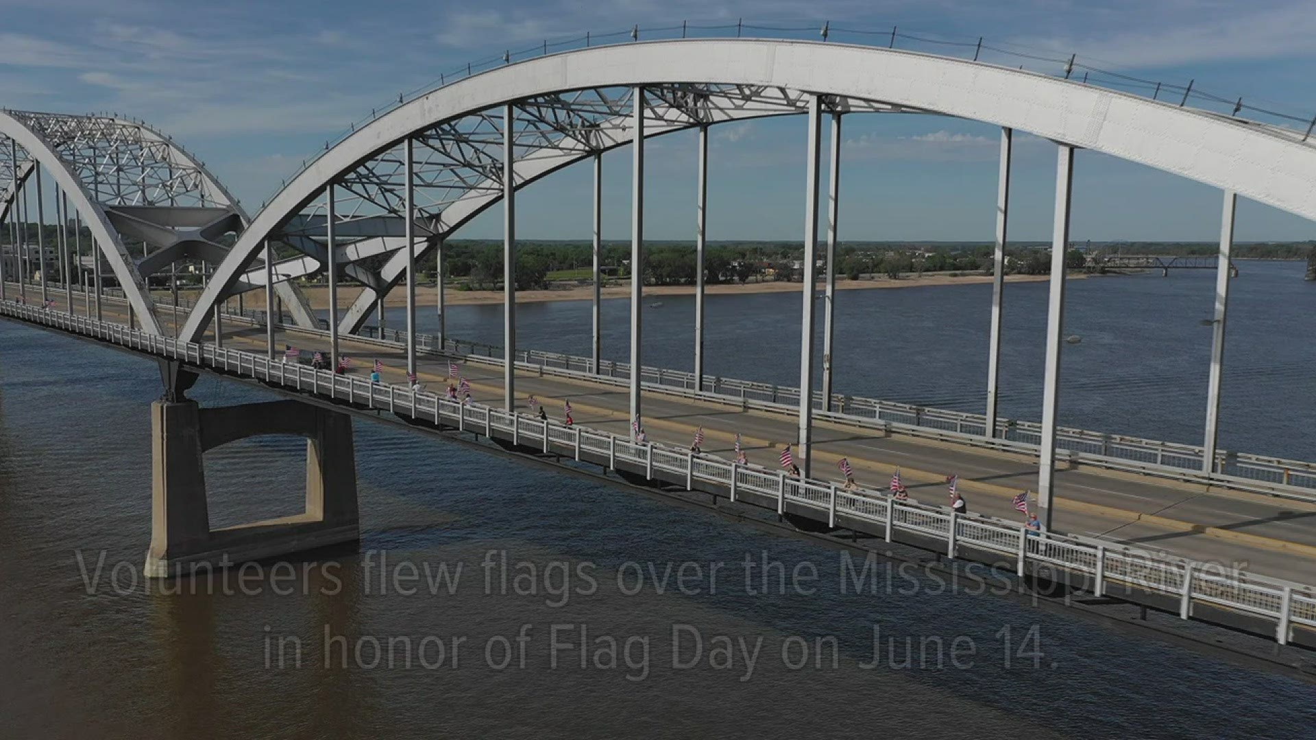 The "Fly the Flag High" event was held to show gratitude and respect for the military and veterans.