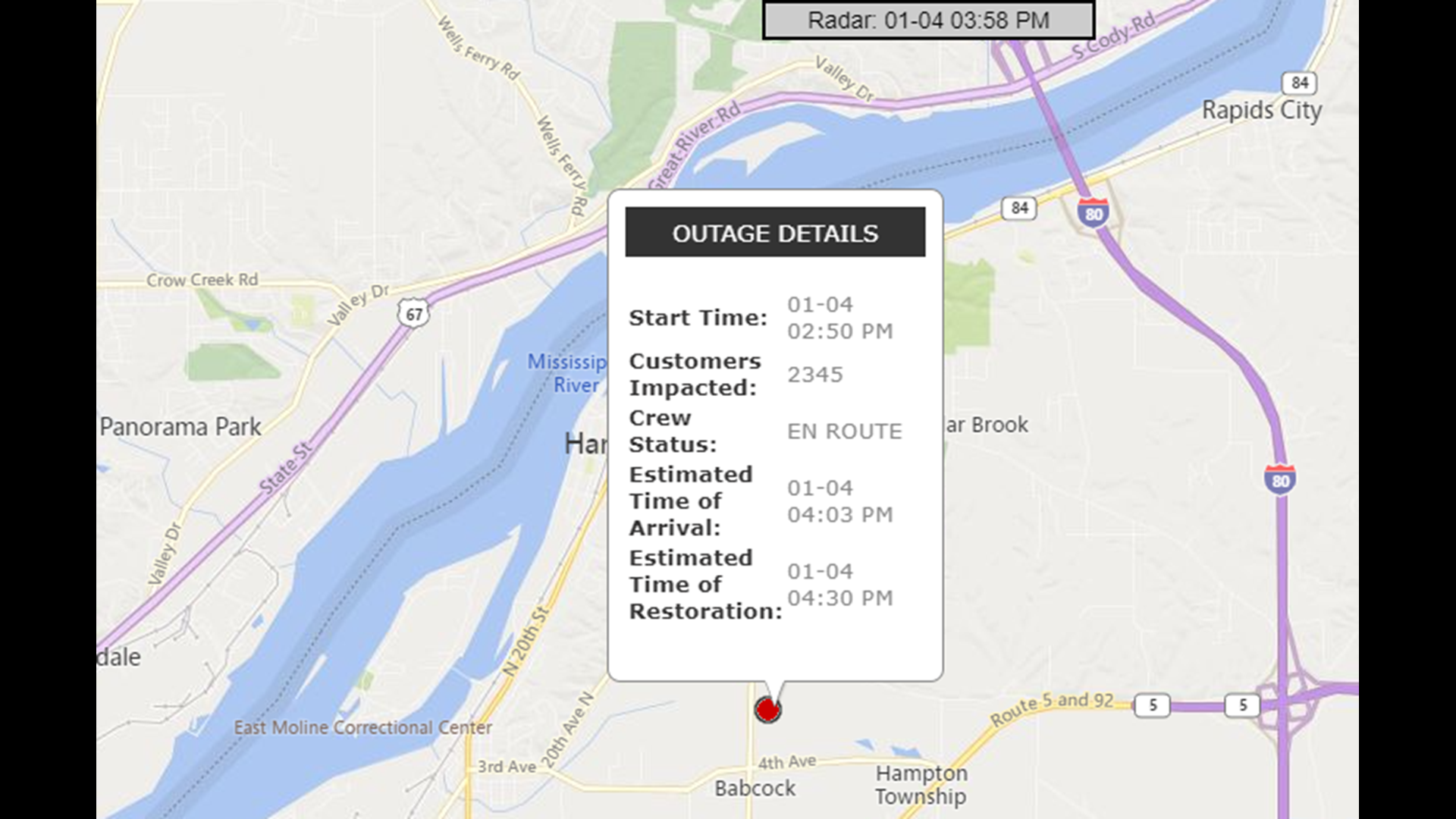 Power outage impacts thousands in the Illinois Quad Cities | wqad.com