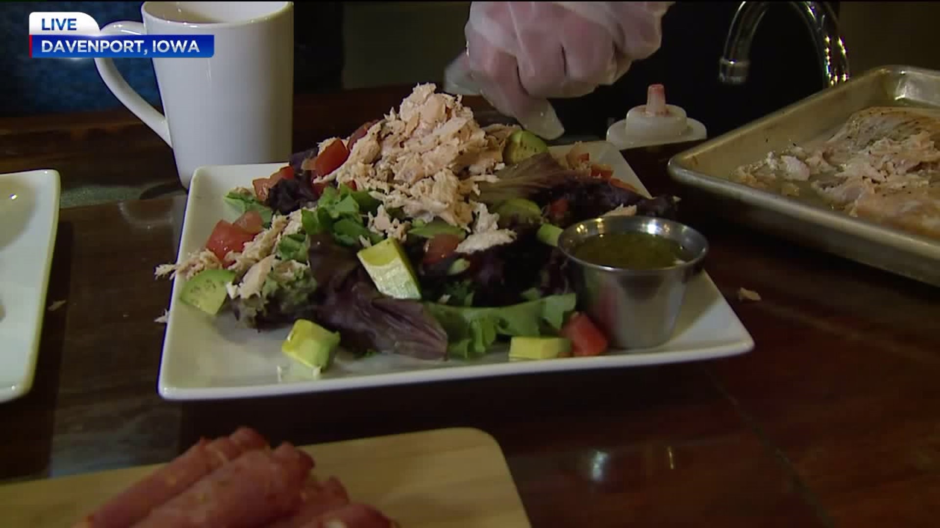 Quad Cities Restaurant Week at BREW in the Village: Smoked Salmon with Lemon Ginger Salad