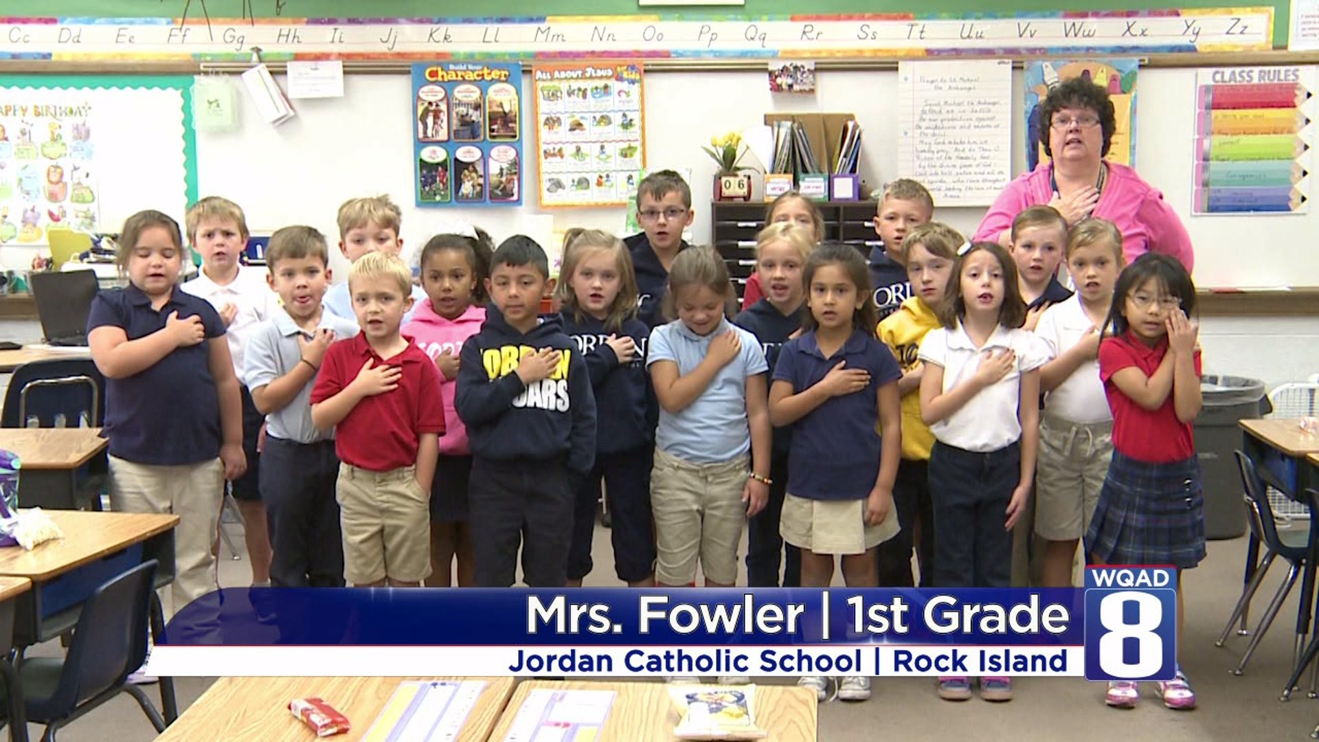Jordan Mrs Fowler 1st grade pledge