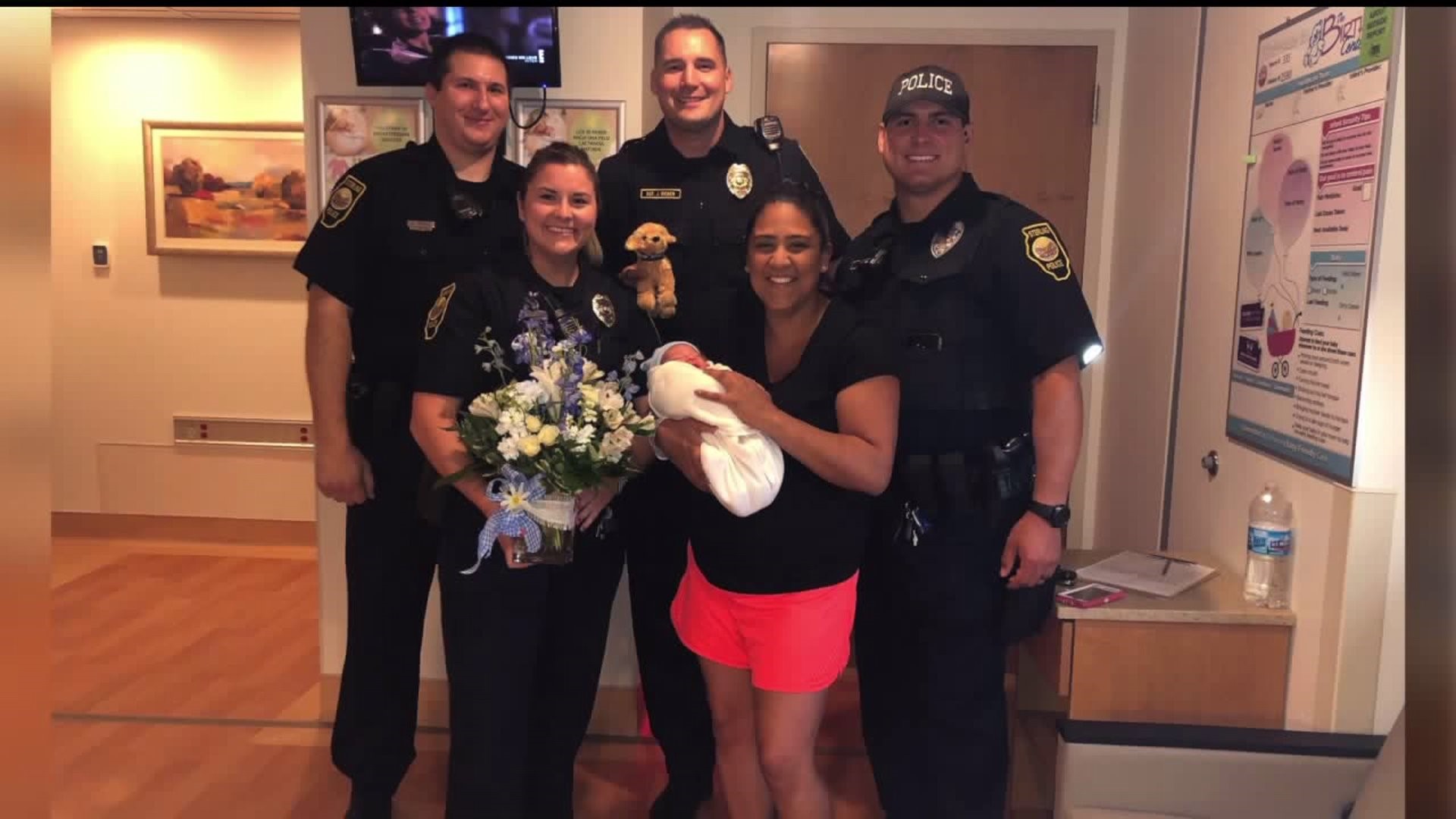 Sterling officers deliver baby