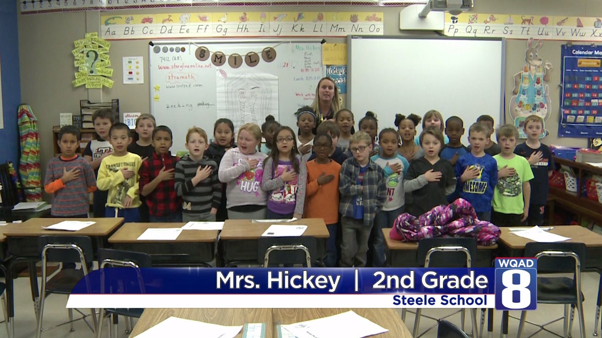 Daily Pledge Mrs. Hickey`s class
