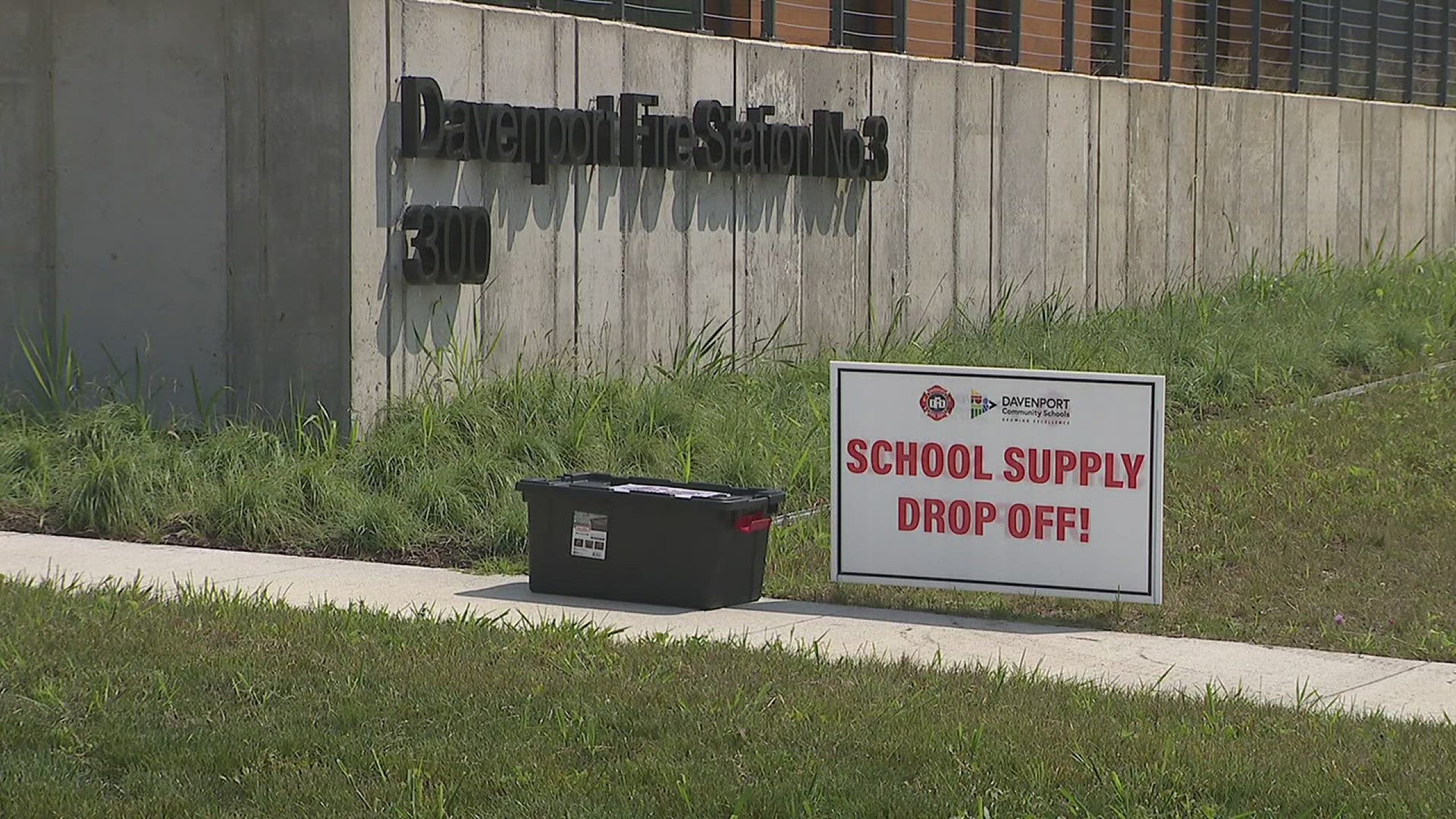 The supply drive runs Aug. 5-9 with any Davenport Fire station accepting supplies from 9 a.m. to 5 p.m.