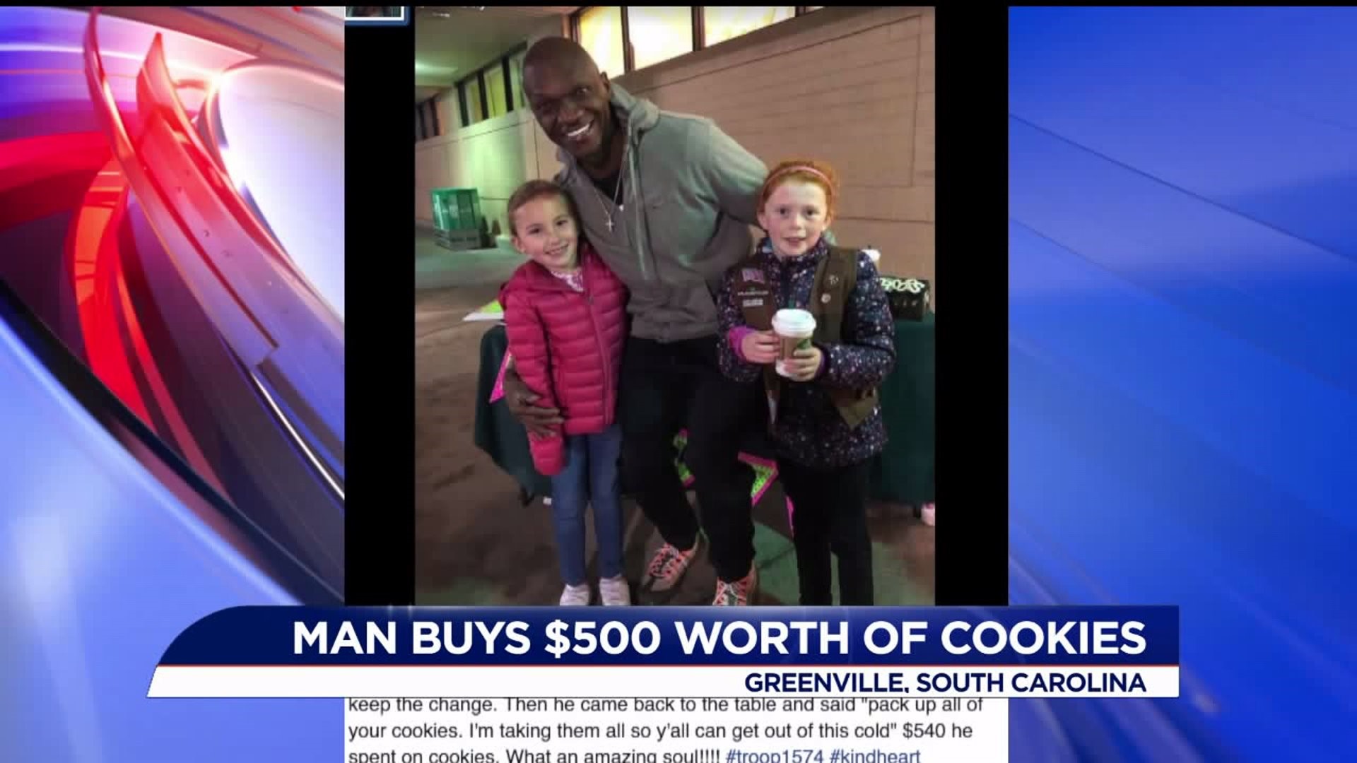 Man buys all the Cookies