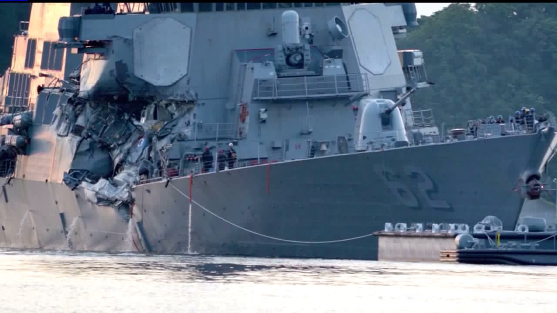 seven sailors killed in Navy ship collision
