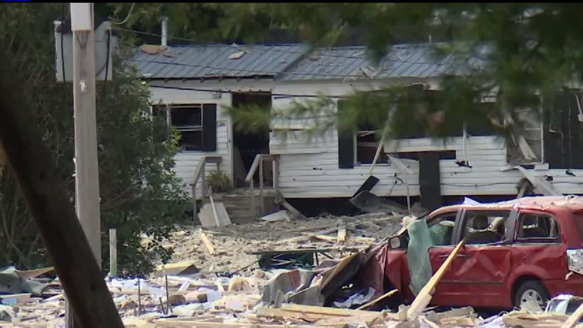 Cleanup for building explosion in Maine