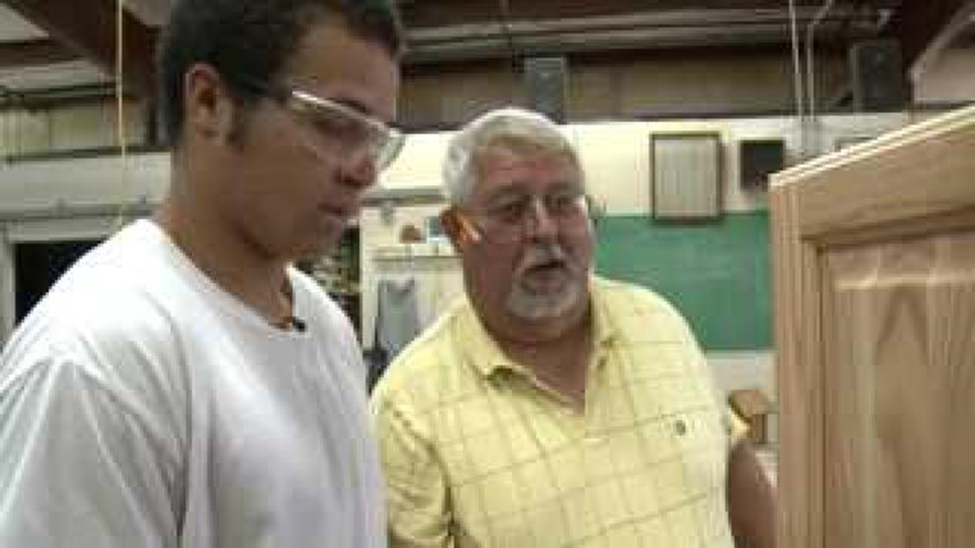 Arrowhead kids make cabinets for new Viager home