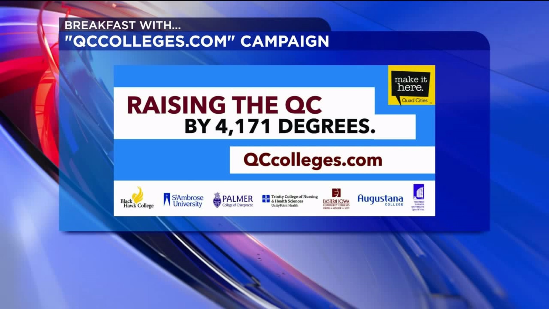 What is the QCColleges.com Campaign?