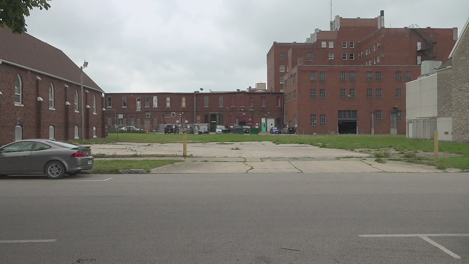 The vacant lots off Main Street are contaminated with chemicals from an old laundromat.