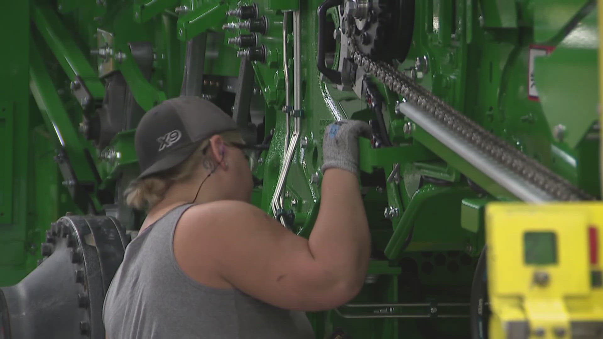 Deere said in a statement that "these layoffs are due to reduced demand" and that "they are not related to production moves."