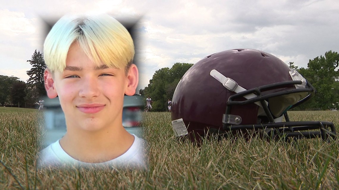 Moline football team remembers their teammate, Christopher Bunch