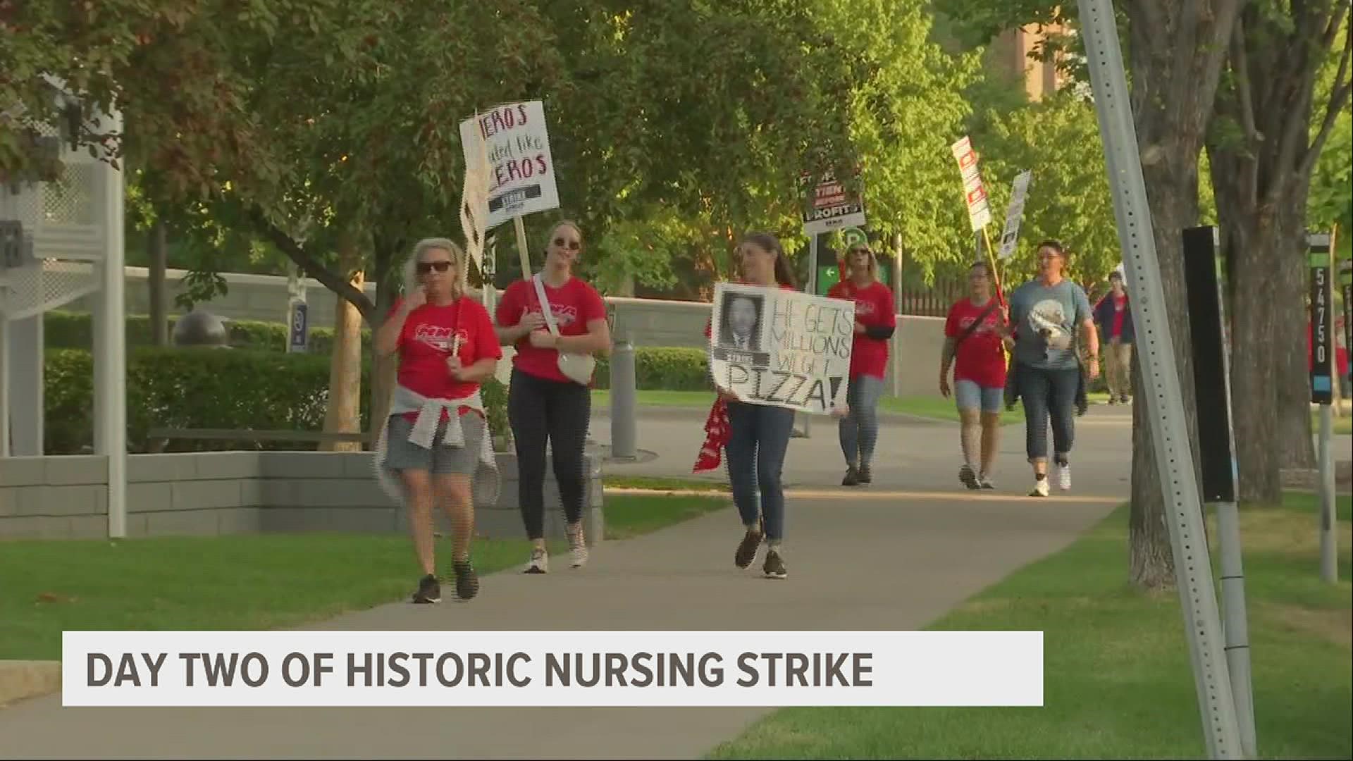 Starting on Monday, Sept. 12, thousands of nurses in the Twin Cities and Duluth will strike from 7 a.m. to 6:30 p.m. through Sept. 15.