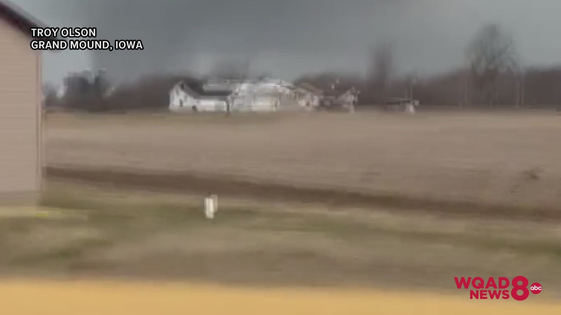 Troy Olson captured this tornado near Grand Mound, Iowa on March 31, 2023