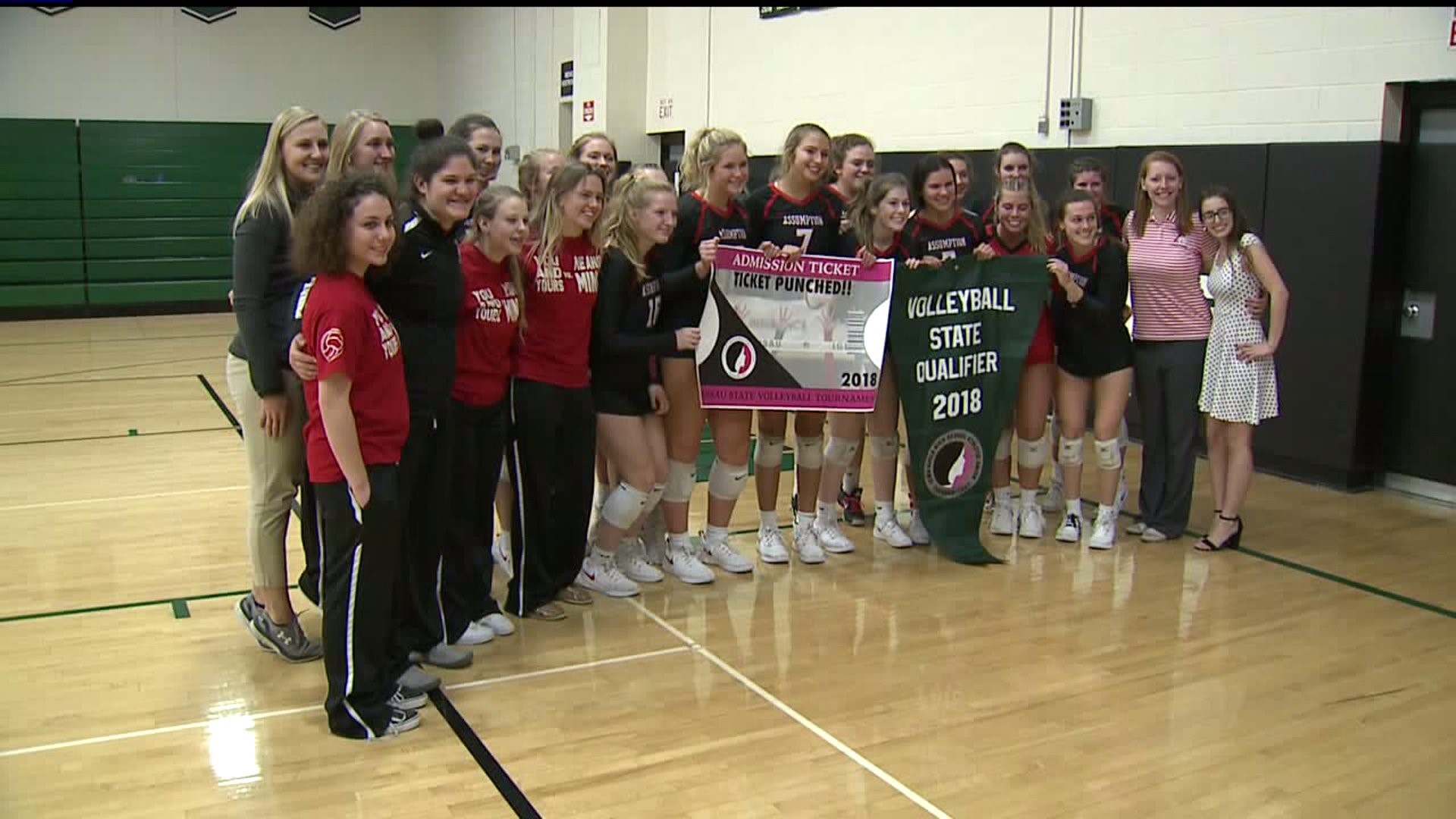 Assumption sweeps their way to State