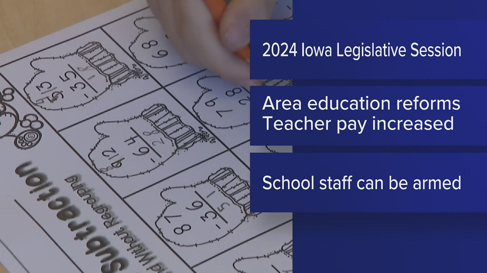 Gov. Kim Reynolds' proposal to overhaul the state's Area Education Agencies was one of the biggest topics of the session.