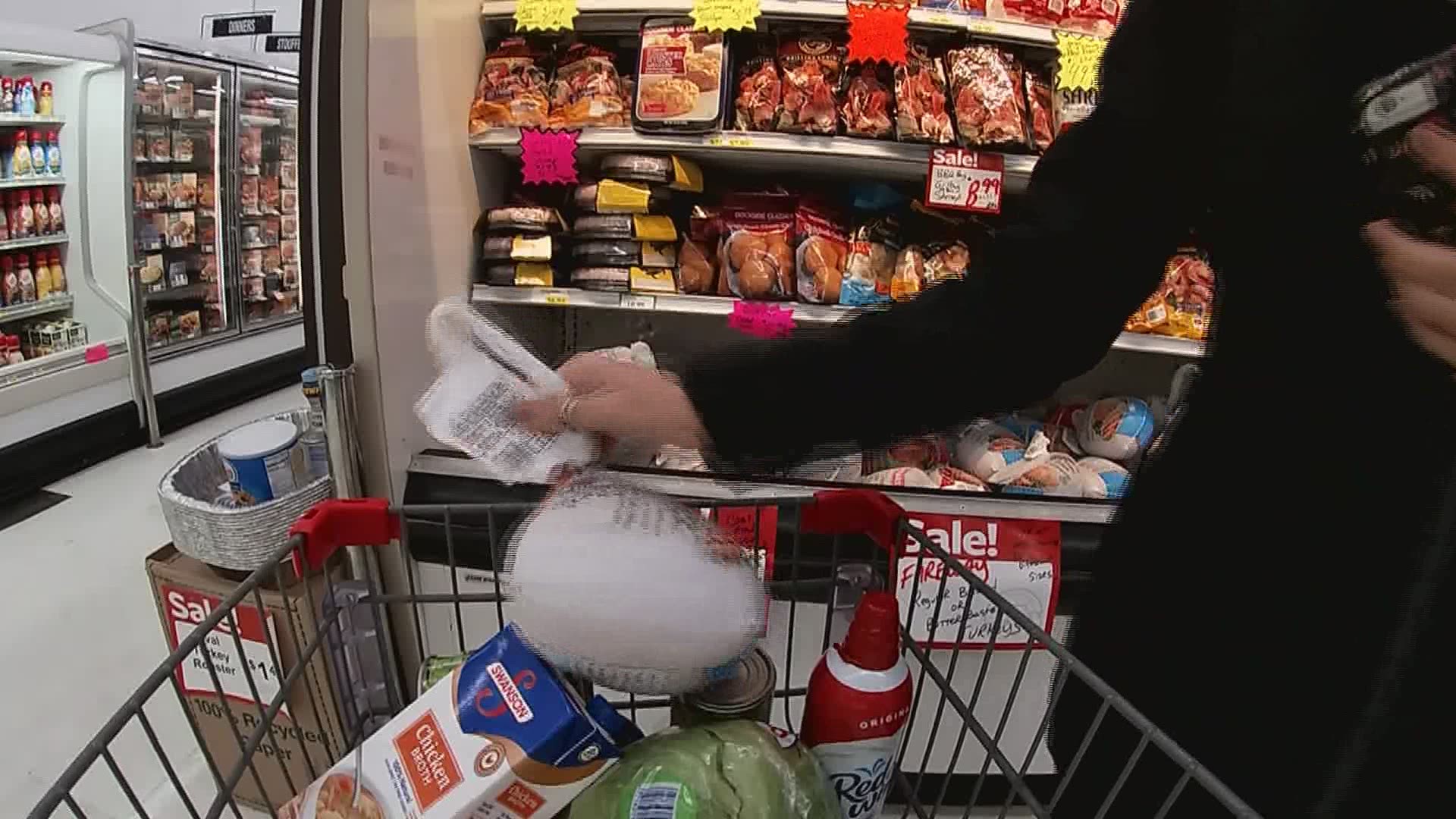 With more Americans staying home for the holidays, one local grocery store says the larger birds aren't needed.