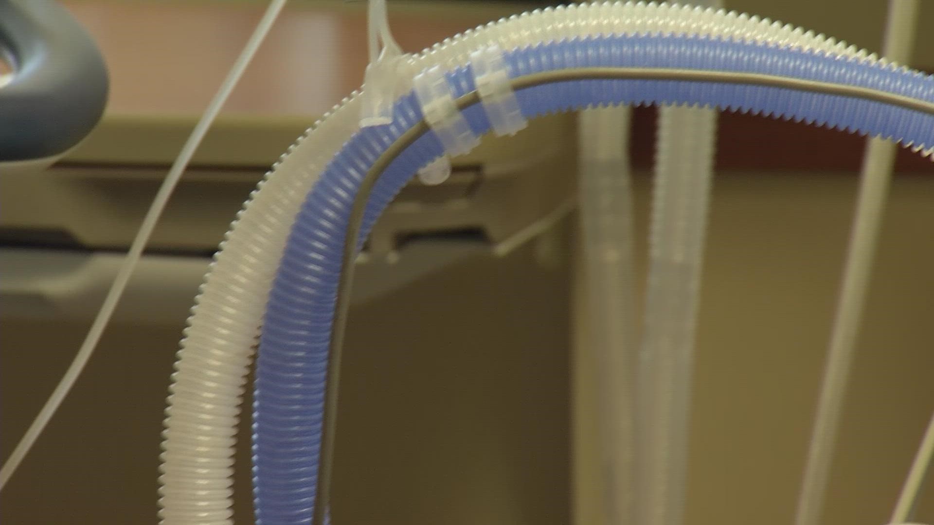 Heparin is being to try to keep patients off of ventilators