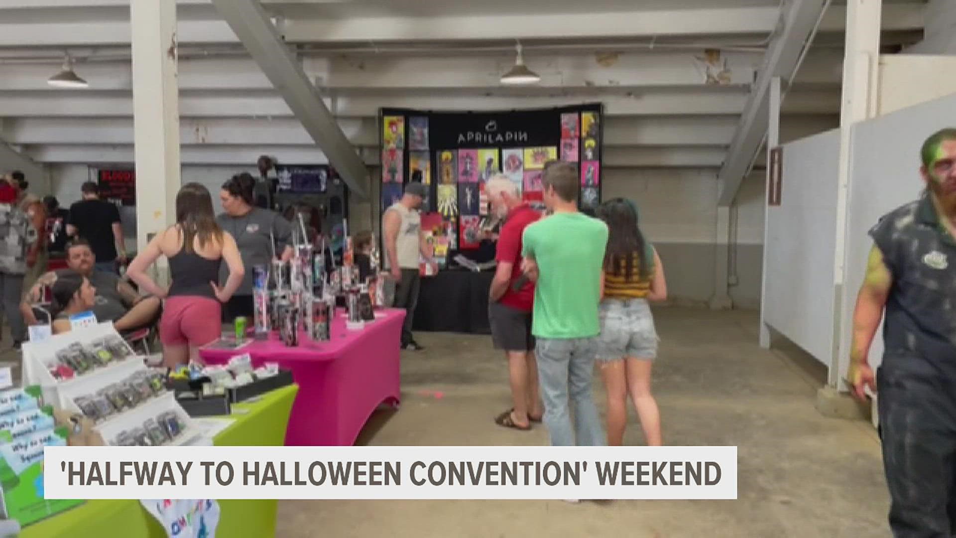 Halfway to Halloween convention brings horror celebrities and spooky