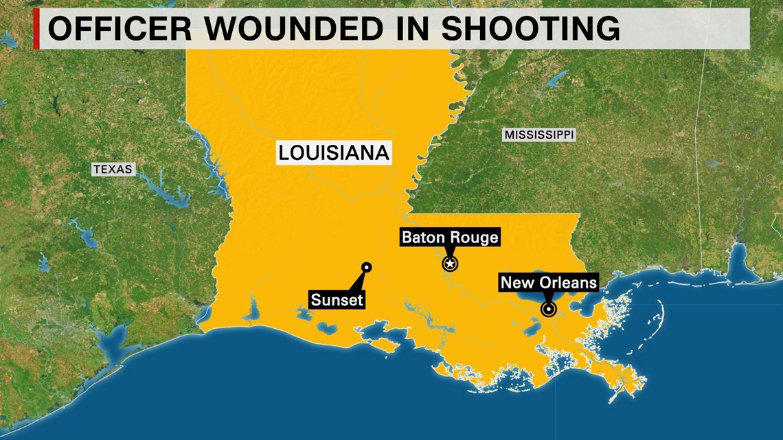 Two people, including police officer, killed in Louisiana