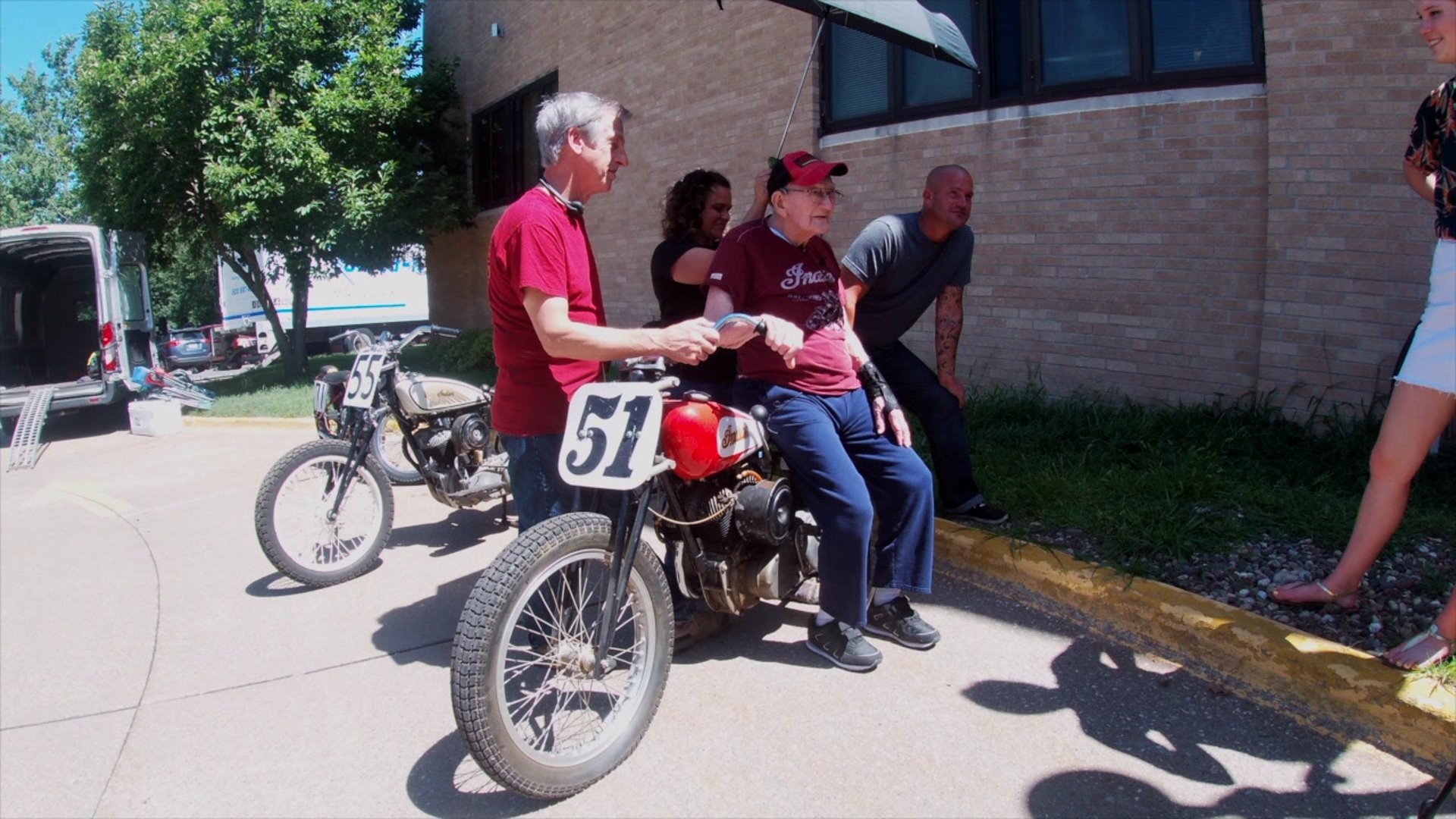 Bill Tuman reunites with old racing bike from 1950s