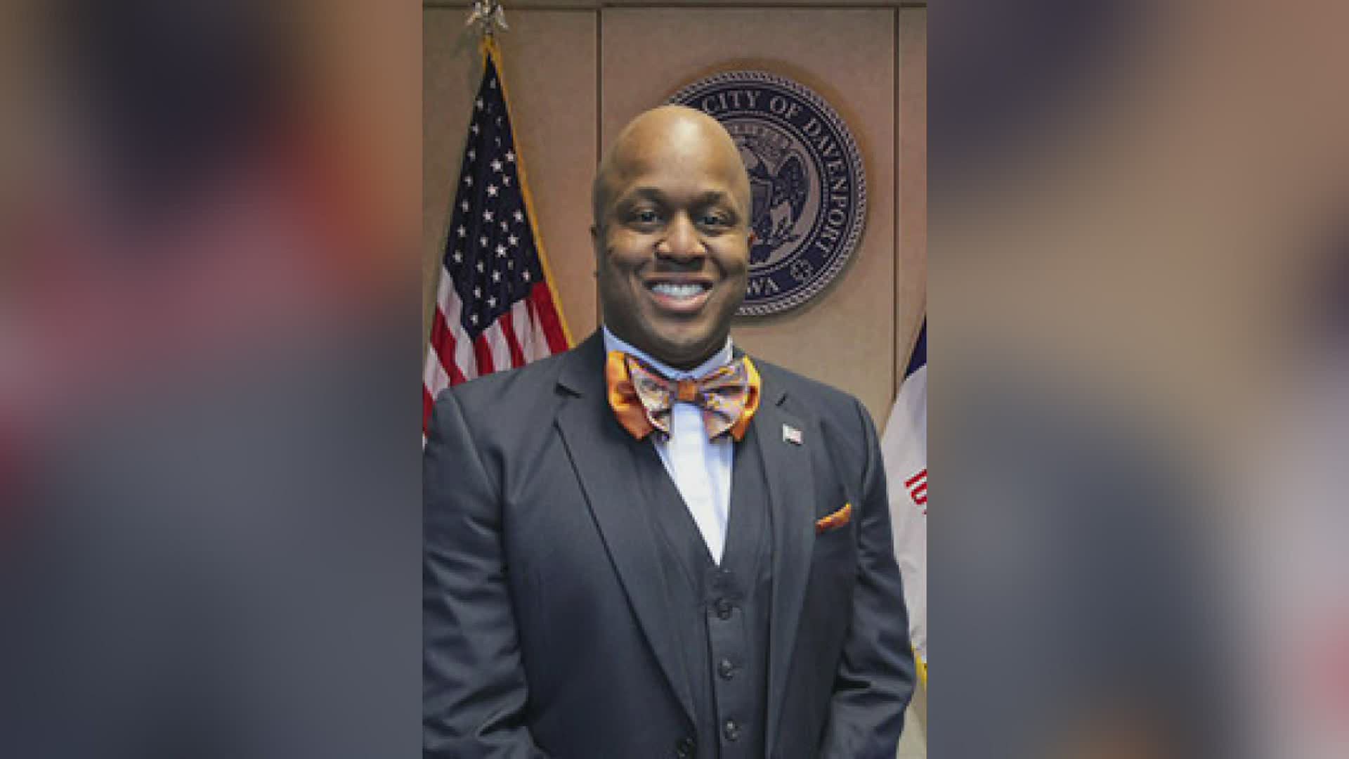 Patrick Peacock was elected to serve Davenport's 7th ward in 2020.