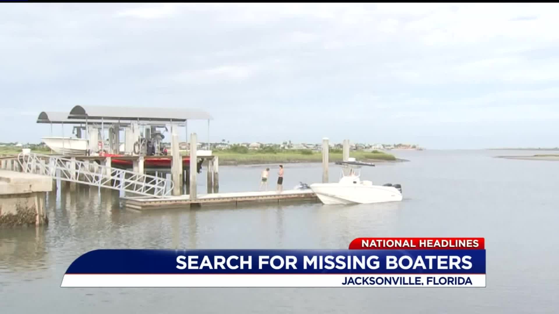 Search for missing boaters in Jacksonville