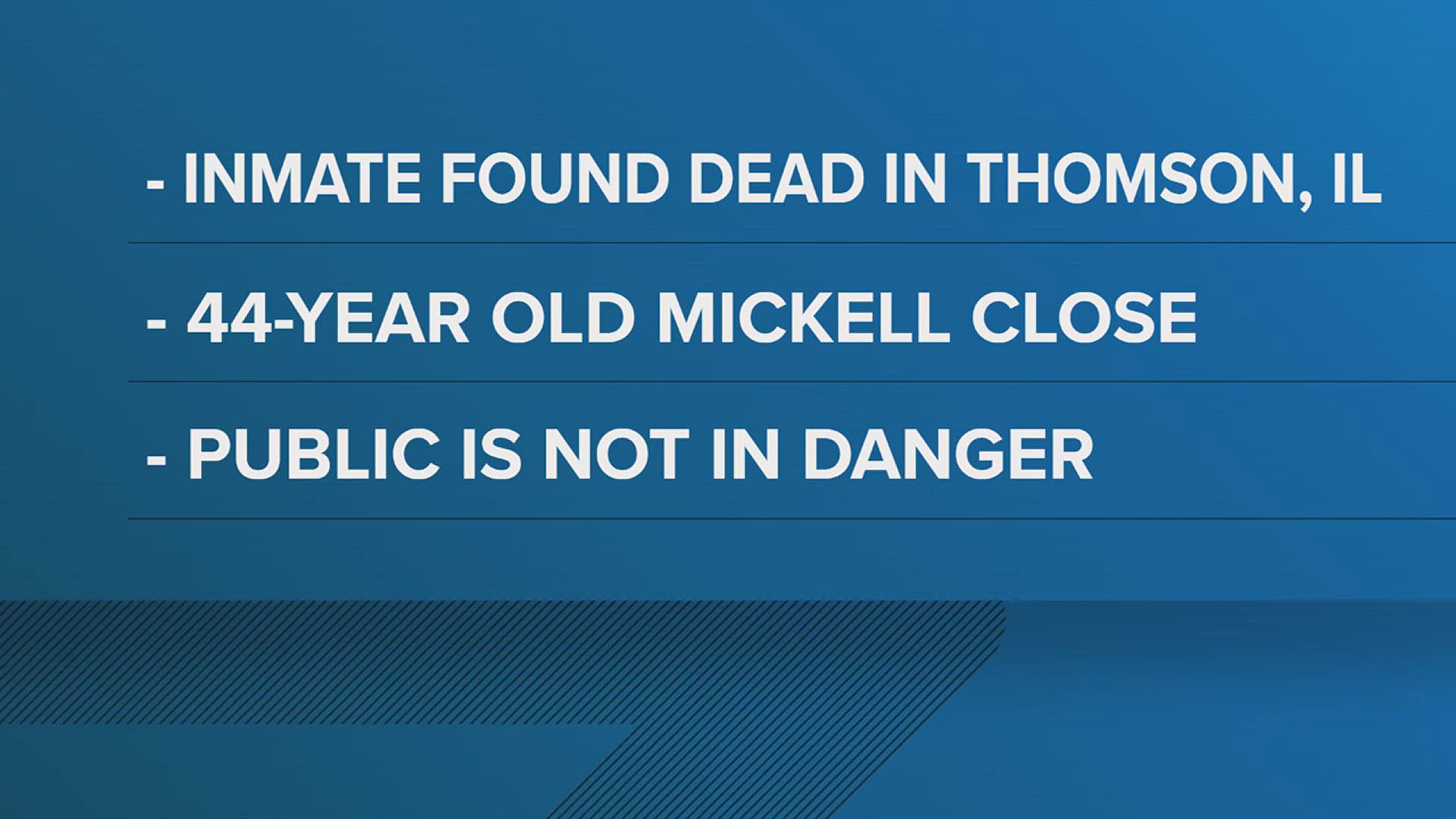 BOP: Inmate found unresponsive at FCI Thomson, pronounced dead at ...