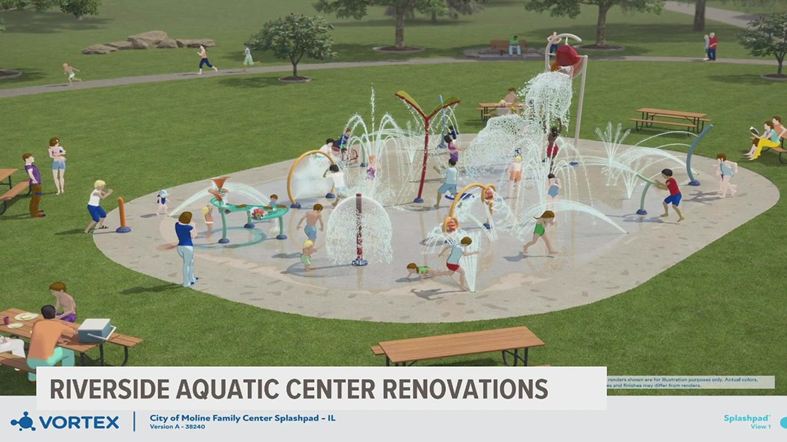 Moline's Riverside Family Aquatic Center to receive $6.8 million in renovations and updates