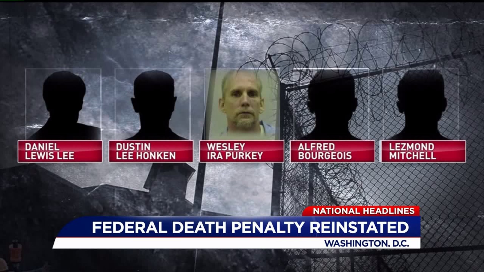 Barr directs federal government to reinstate death penalty, schedule the  execution of 5 death row inmates