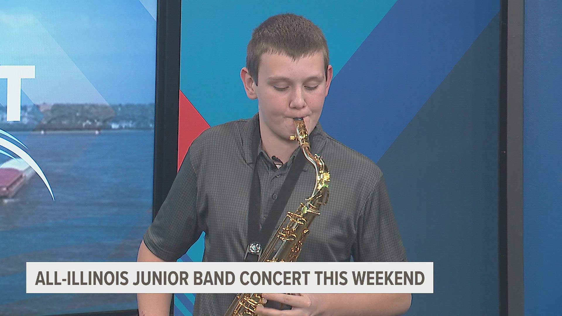 Middle schoolers all over Illinois auditioned for the 2024 All-Illinois Junior Band. Tristan Borovicka beat out the competition to play in the Jan. 20 concert.