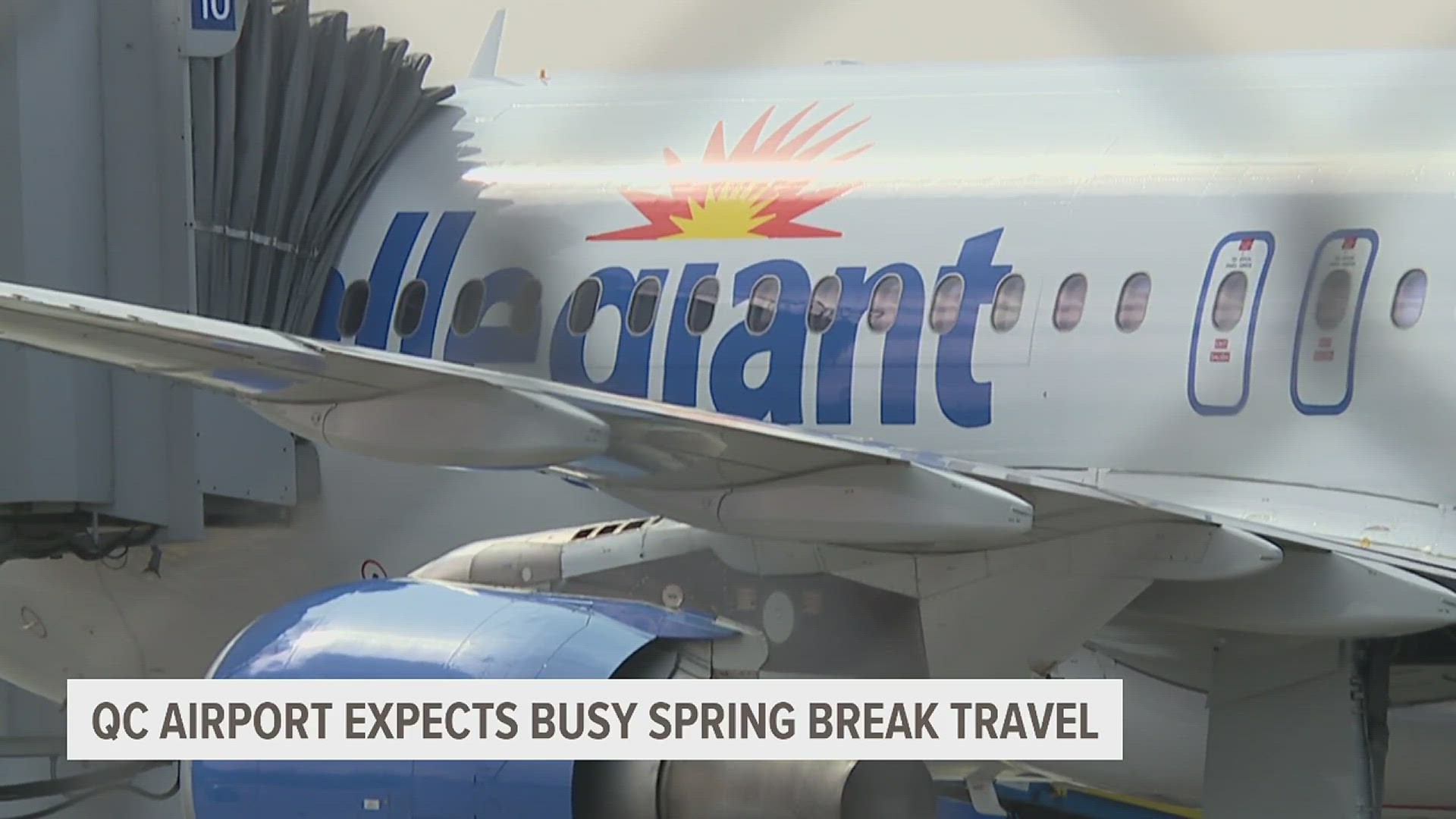 The Moline airport averages 40,000 passengers per  month during the spring time, and actually brings more passengers in than during the holidays.