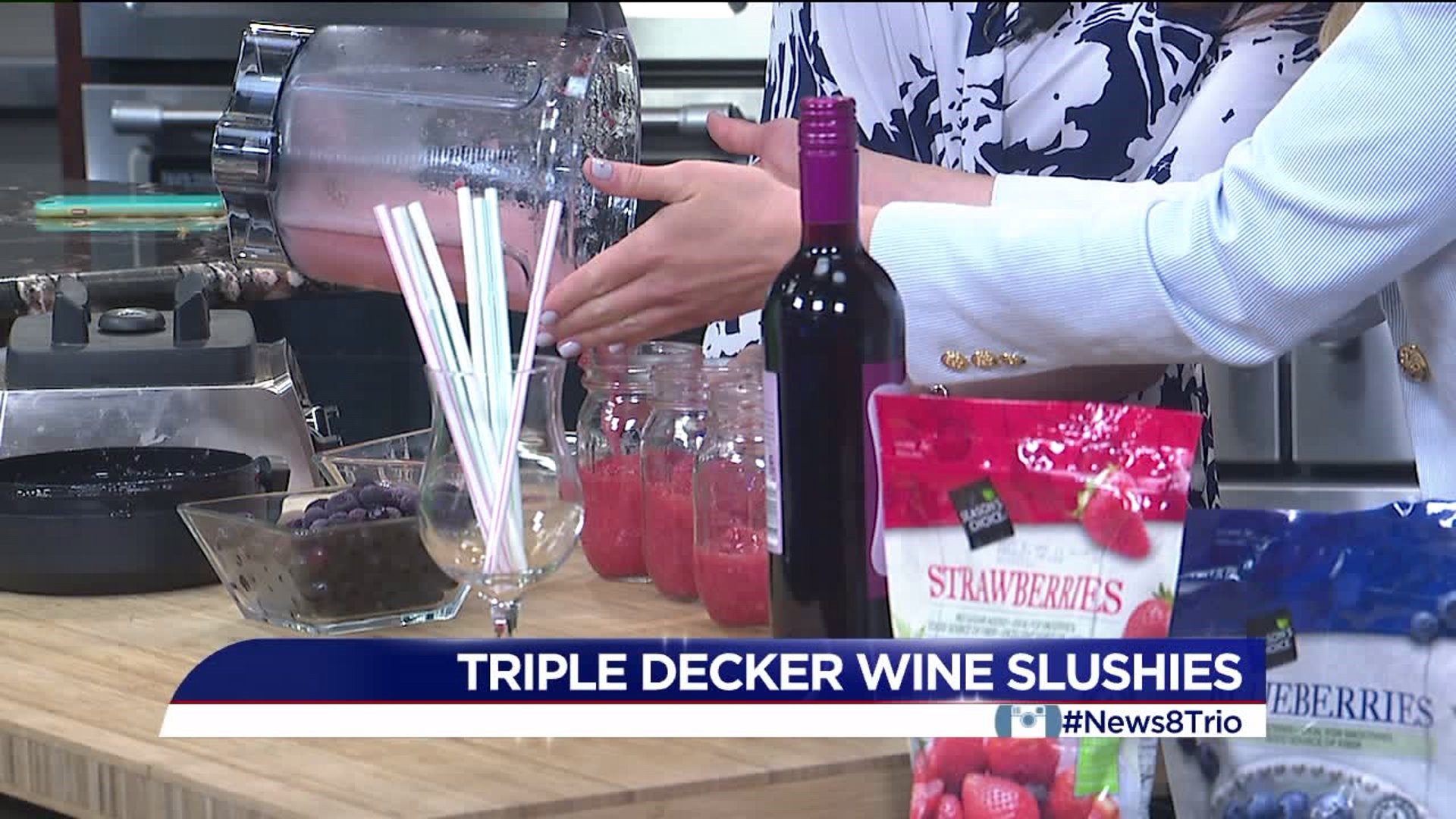 NEWS 8 TRIO: Wine Slushies