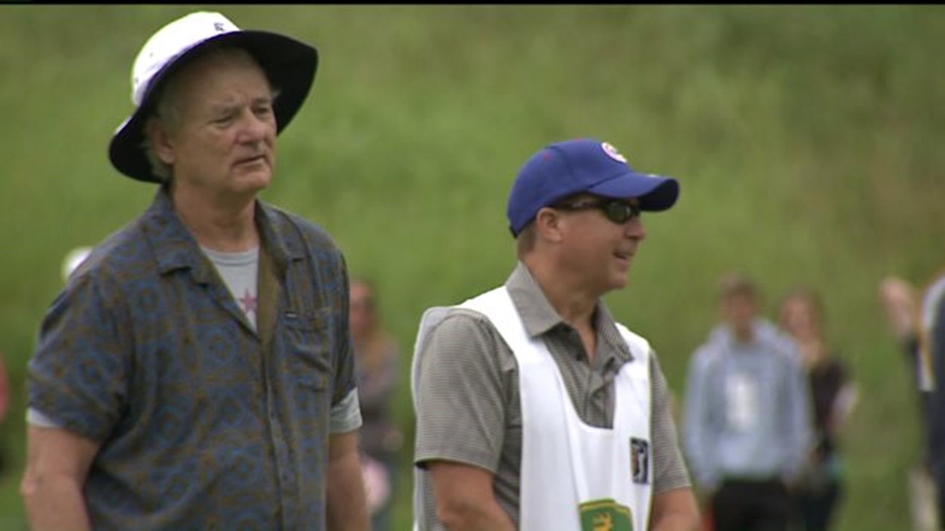 Bill Murray on the course