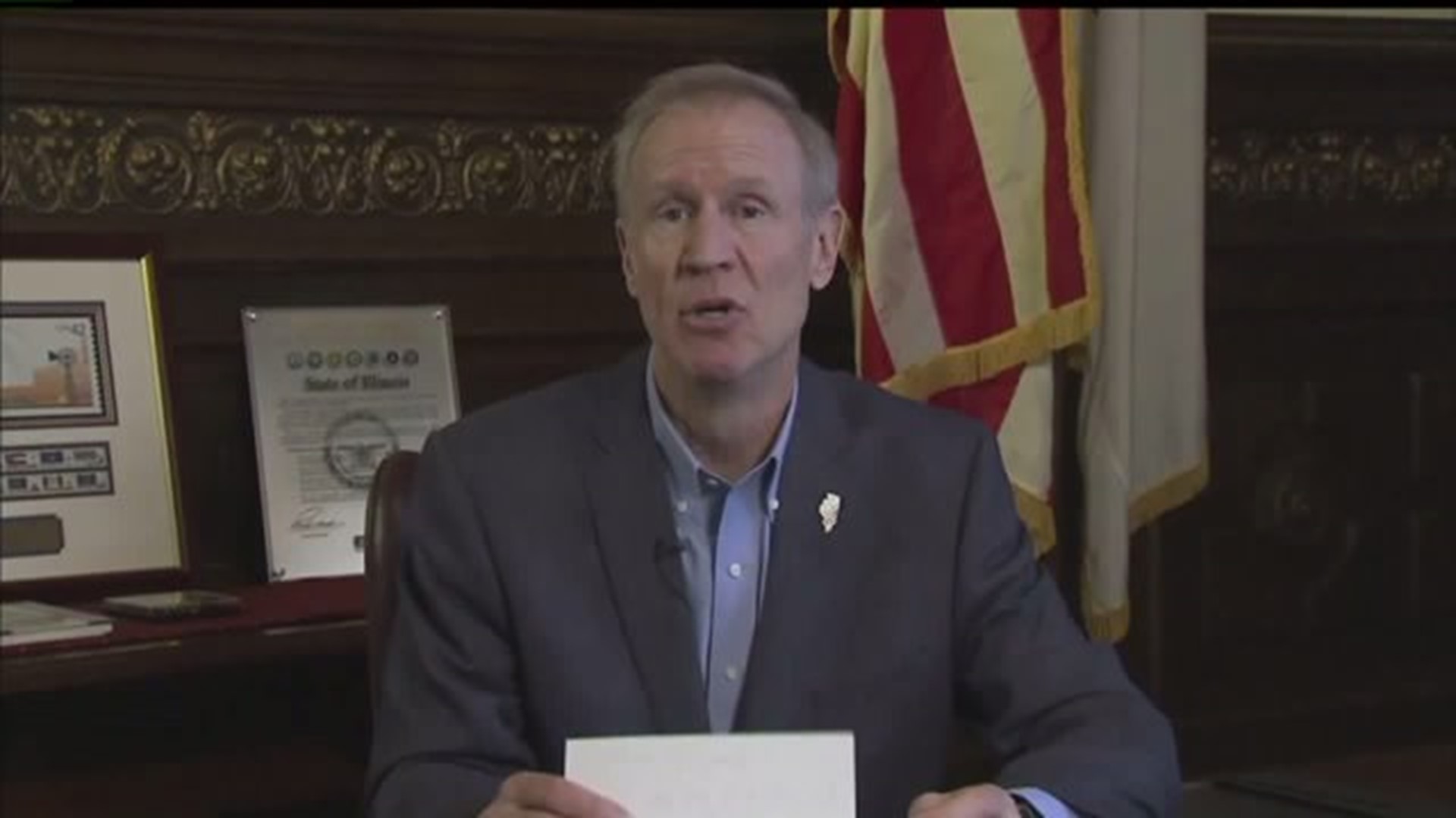 Bruce Rauner says he`s willing to compromise on Illinois budget
