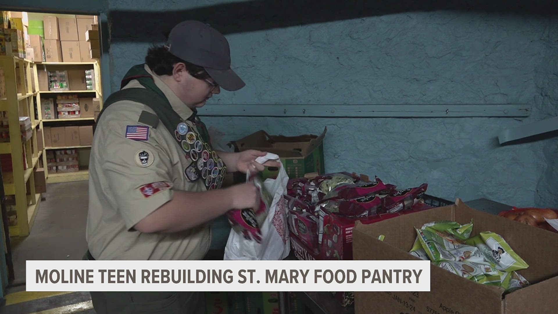 The pantry gives away approximately 250,000 pounds of food every year.