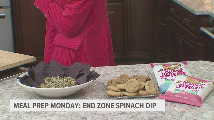 Looking for a healthier dip this Super Bowl Sunday? Try this cheesy spinach blend