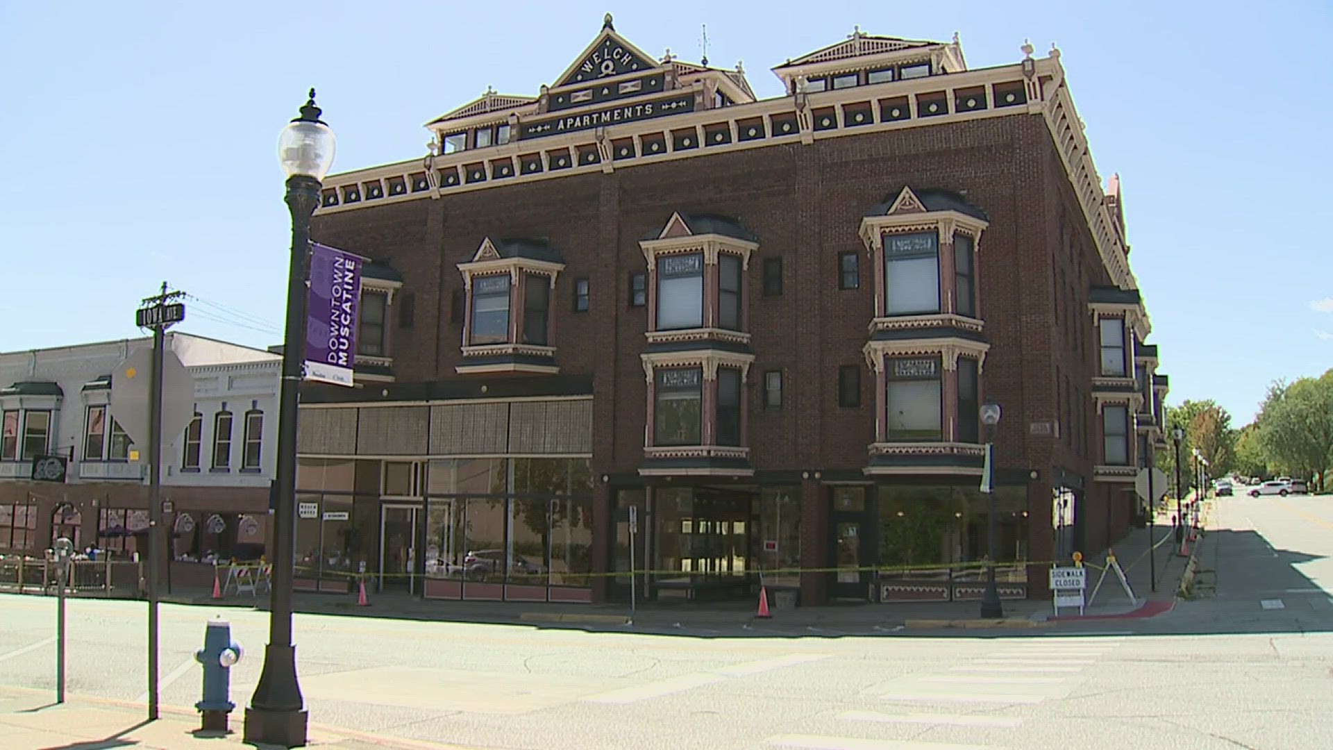 The Welch Apartment was evacuated shortly before the end of August.