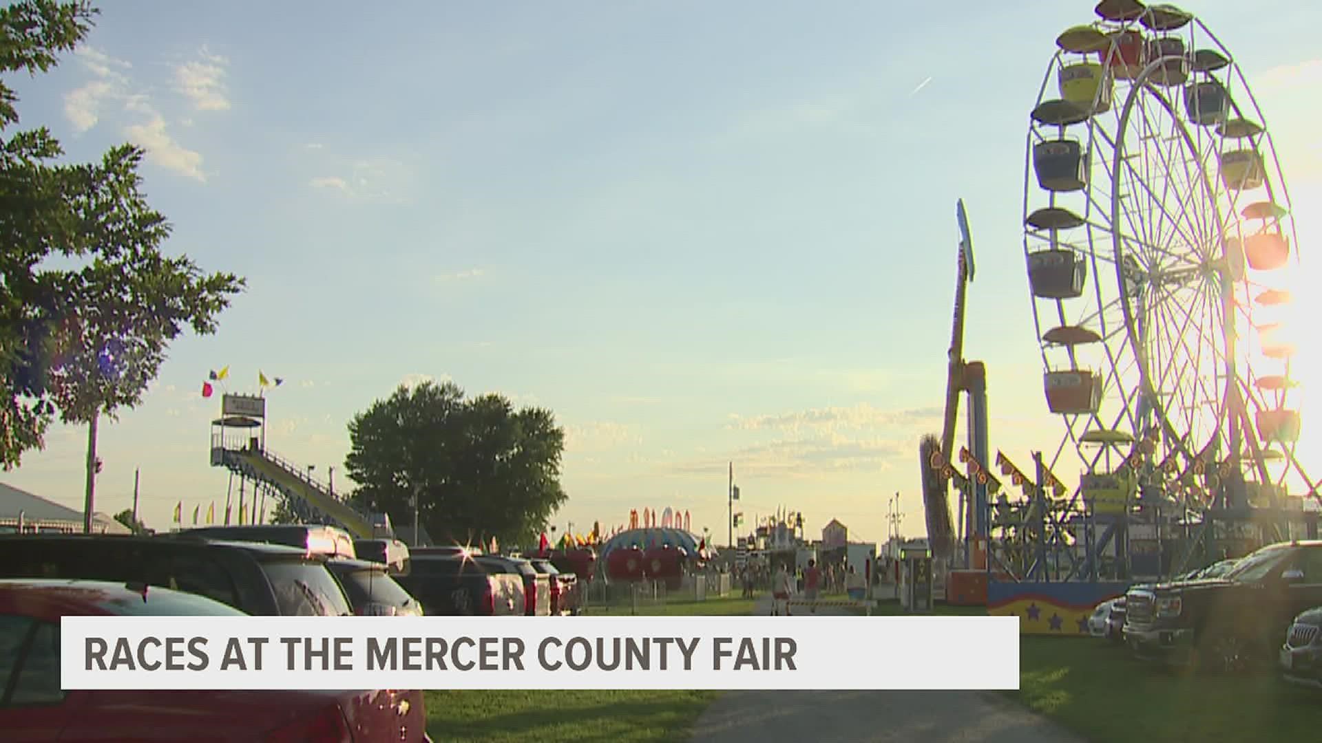Mercer County fairgoers enjoy summer fair activities, races