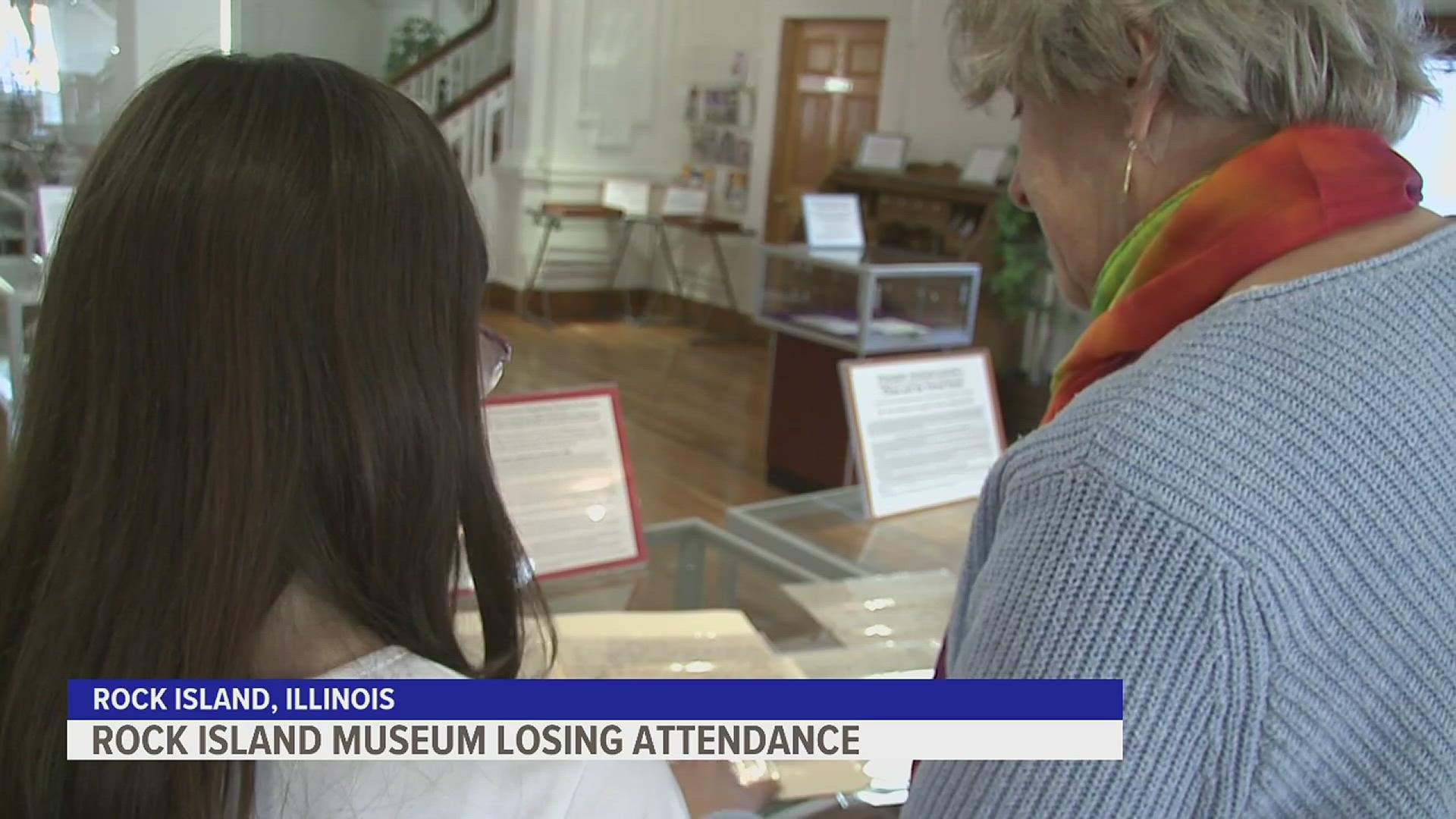 Museum staff say somedays, there are no visitors.