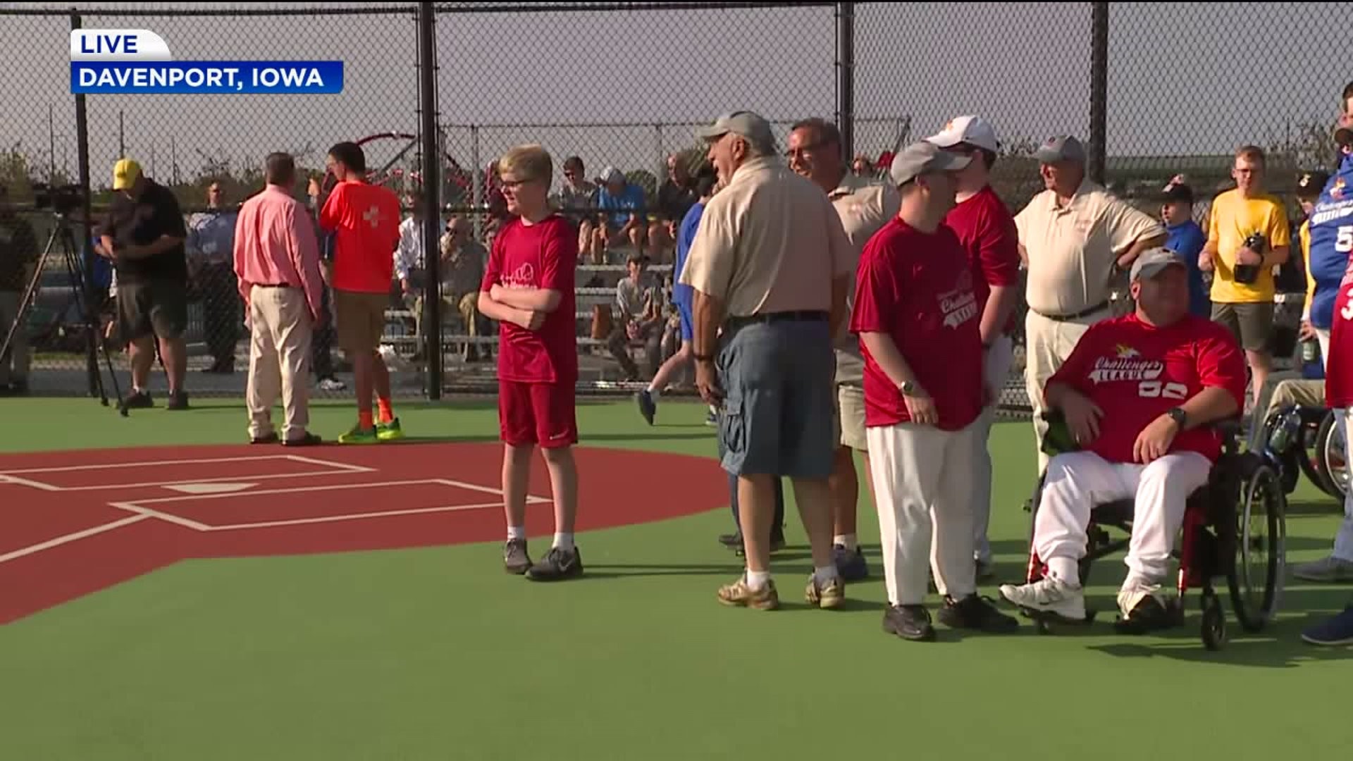 Miracle Field opens in Davenport